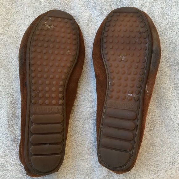 Minnetonka kilty mocassins with tribal pattern, 10 - Picture 5 of 6